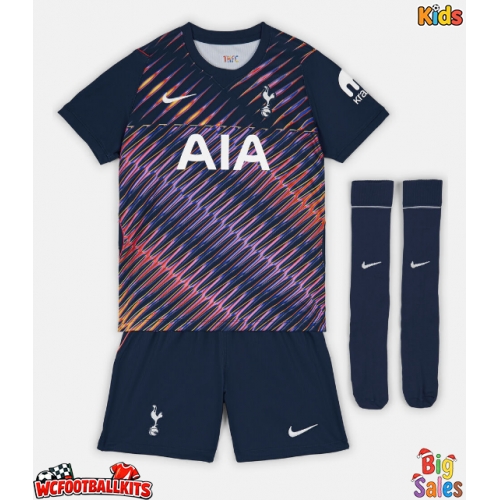 Tottenham Hotspur Jan Paul van Hecke #6 Replica Away Stadium Kit for Kids 2026-27 Short Sleeve (+ pants)